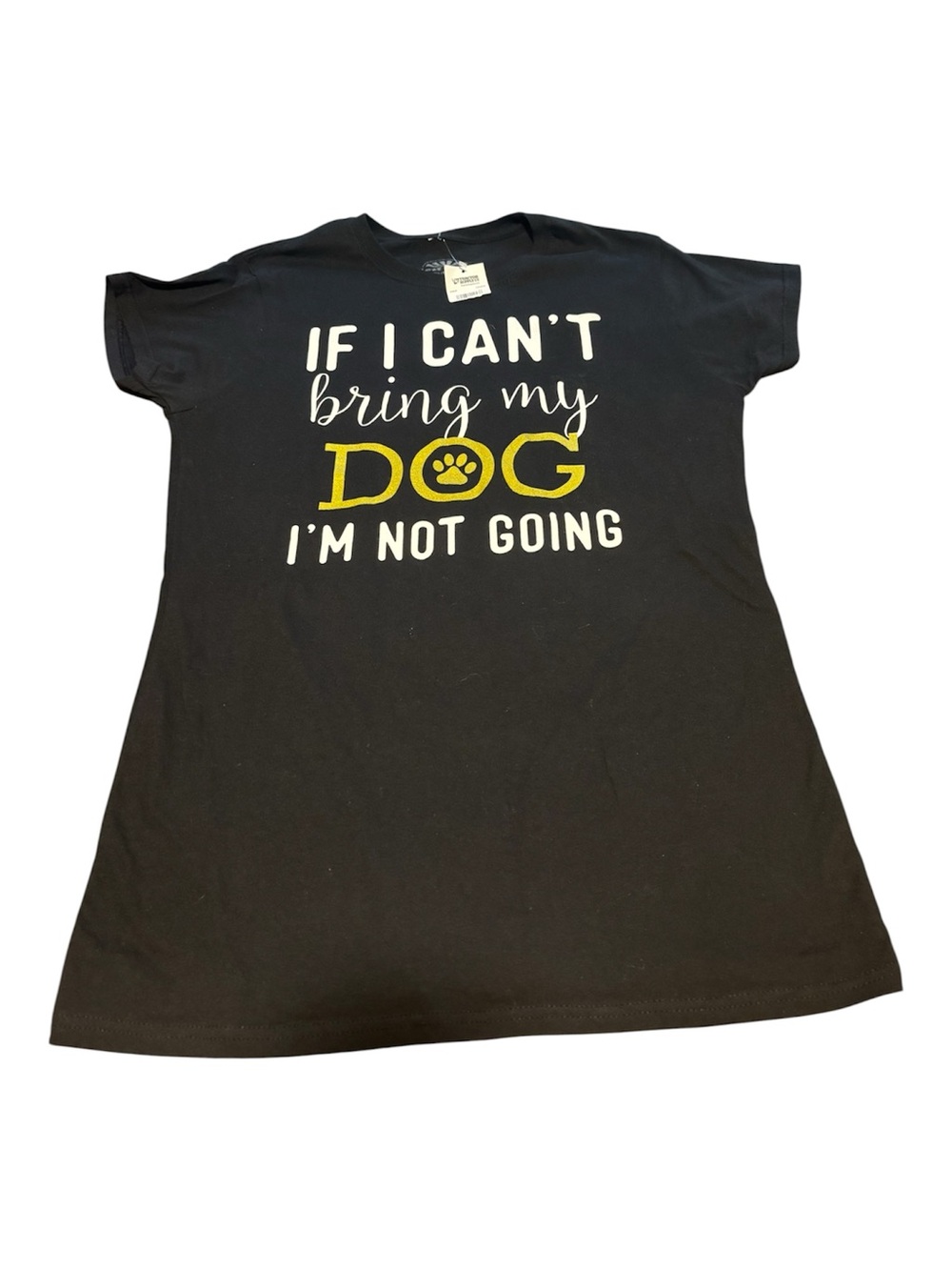 Last Creek Outfitters "If I Can't Bring My Dog" Graphic Tee NWT - Size L